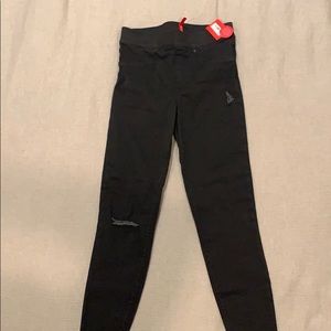 Vintage Distressed Ankle Skinny Jeans